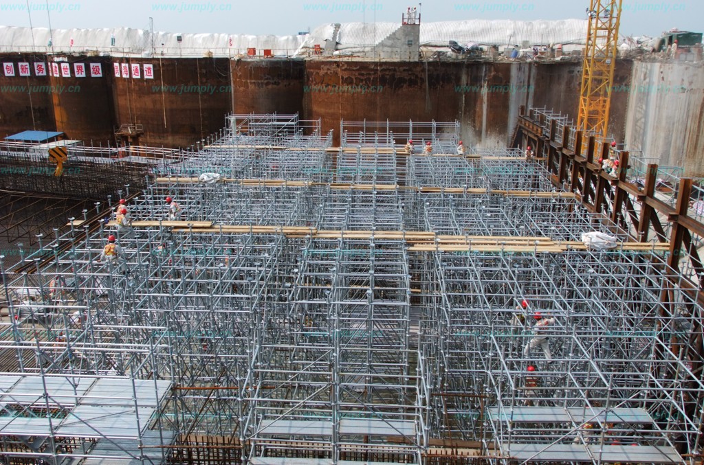 盤扣腳手架為什么在建筑之中如此盛行？